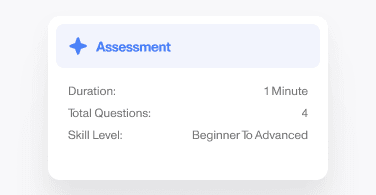 AI skills assessment test