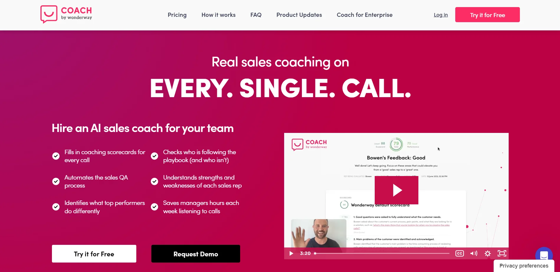 Coach by Wonderway screenshot