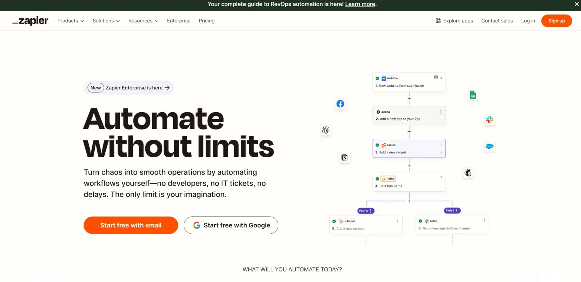 Zapier screenshot
