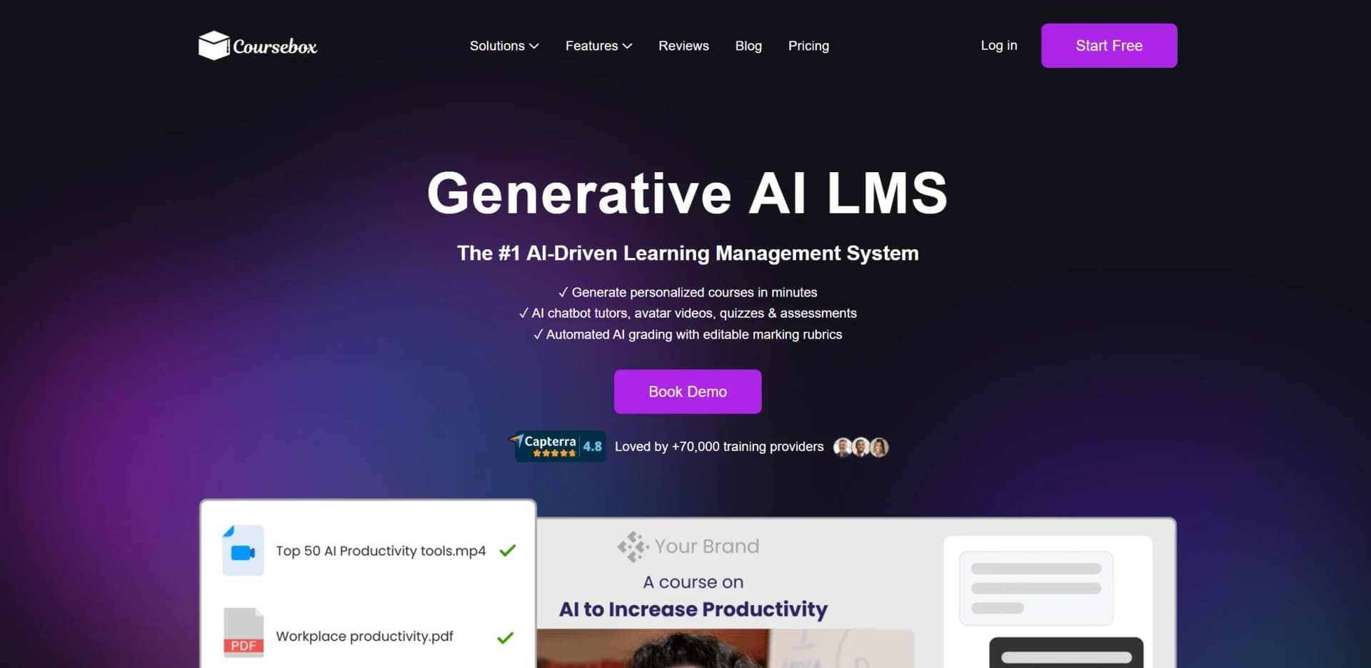 AI LMS by Coursebox screenshot