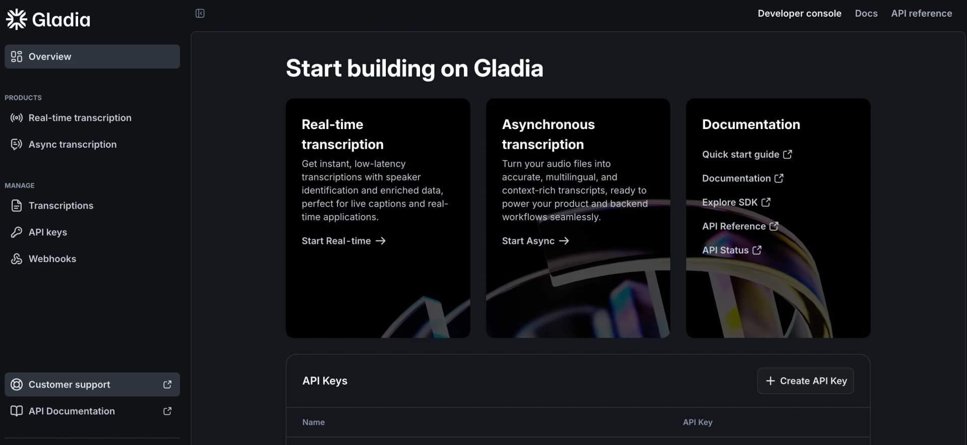 Gladia screenshot