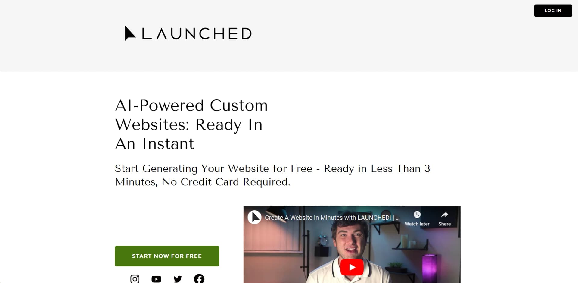 Launched screenshot