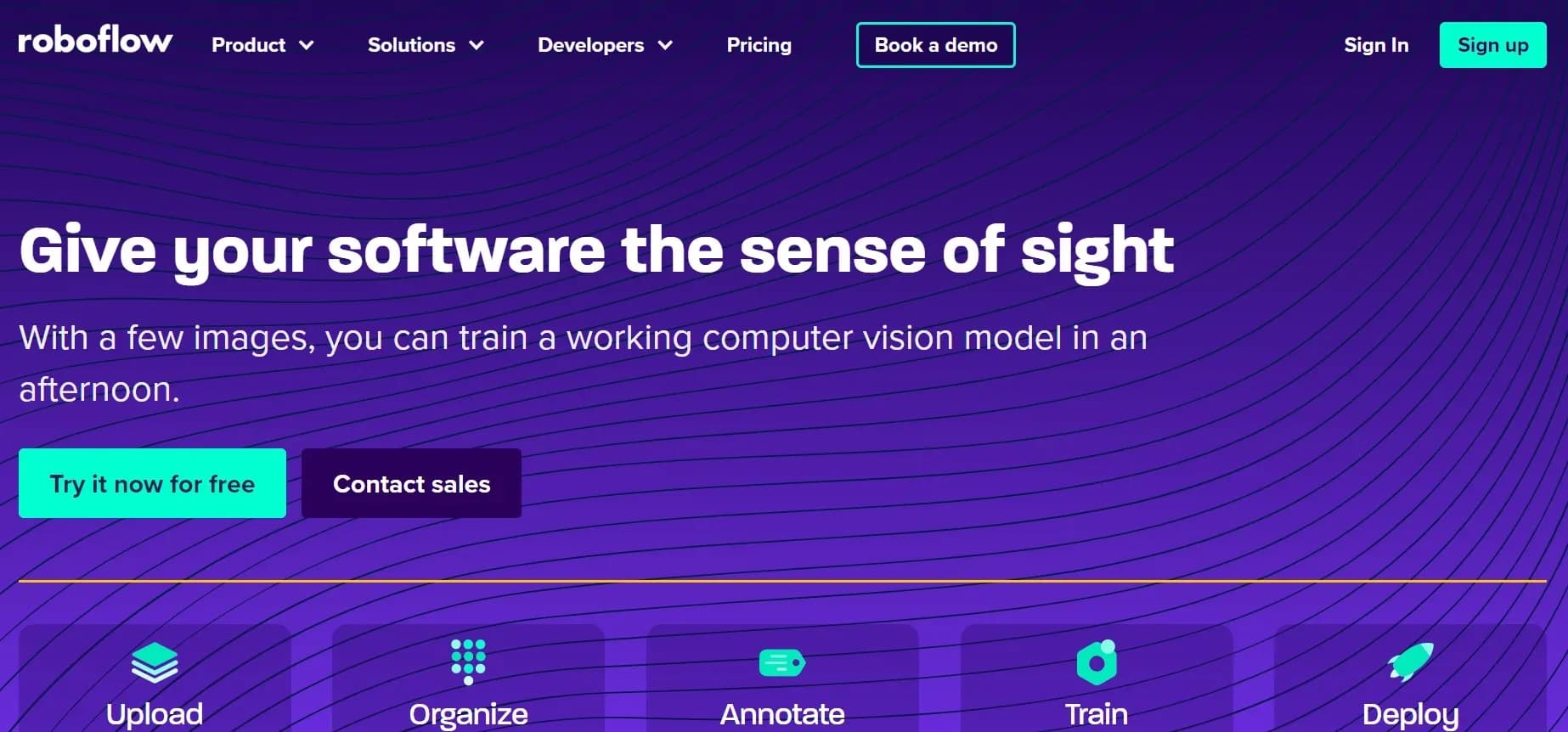 Roboflow screenshot