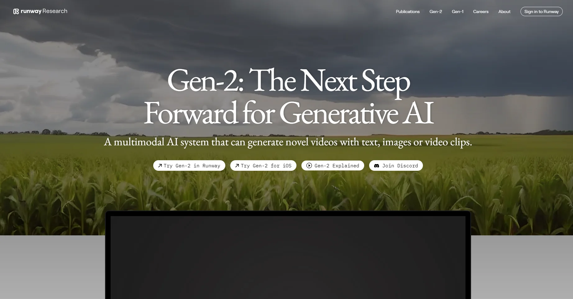 Gen-2 by Runway screenshot