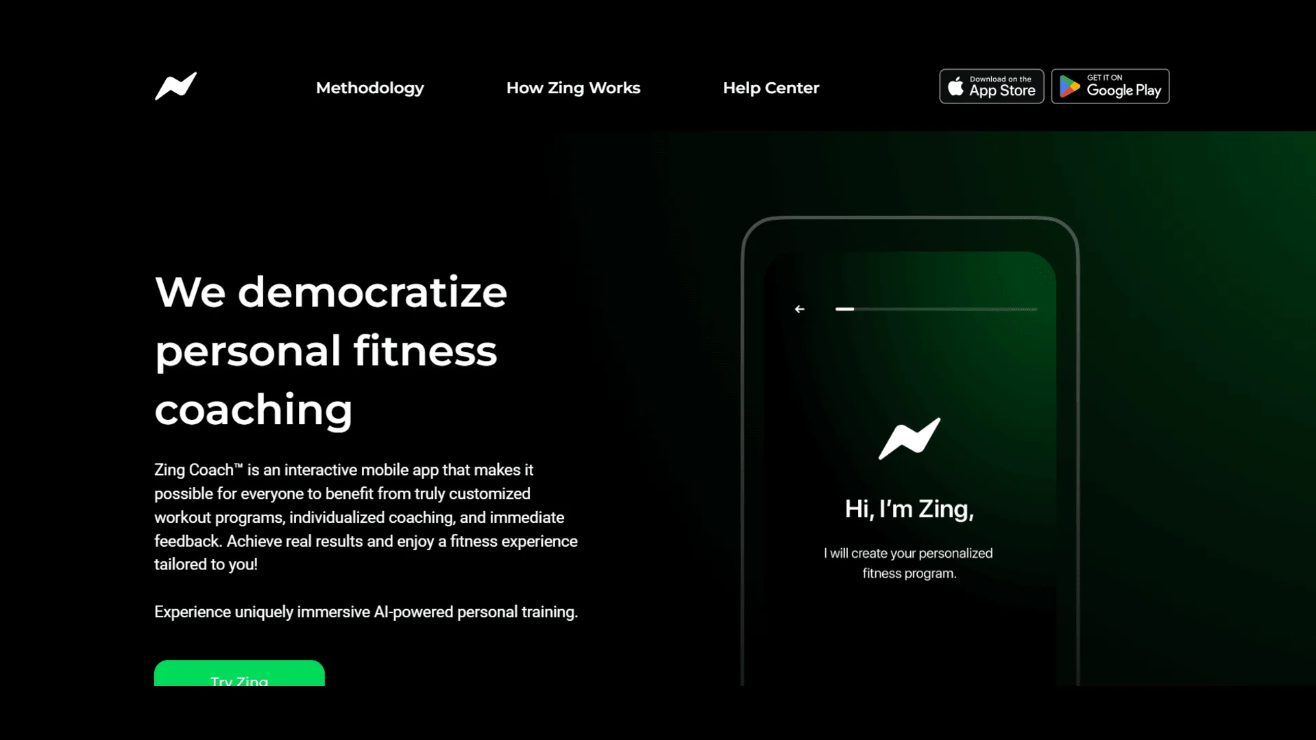 Zing Coach screenshot