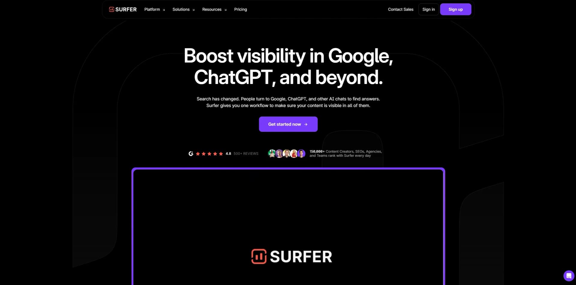 Surfer screenshot