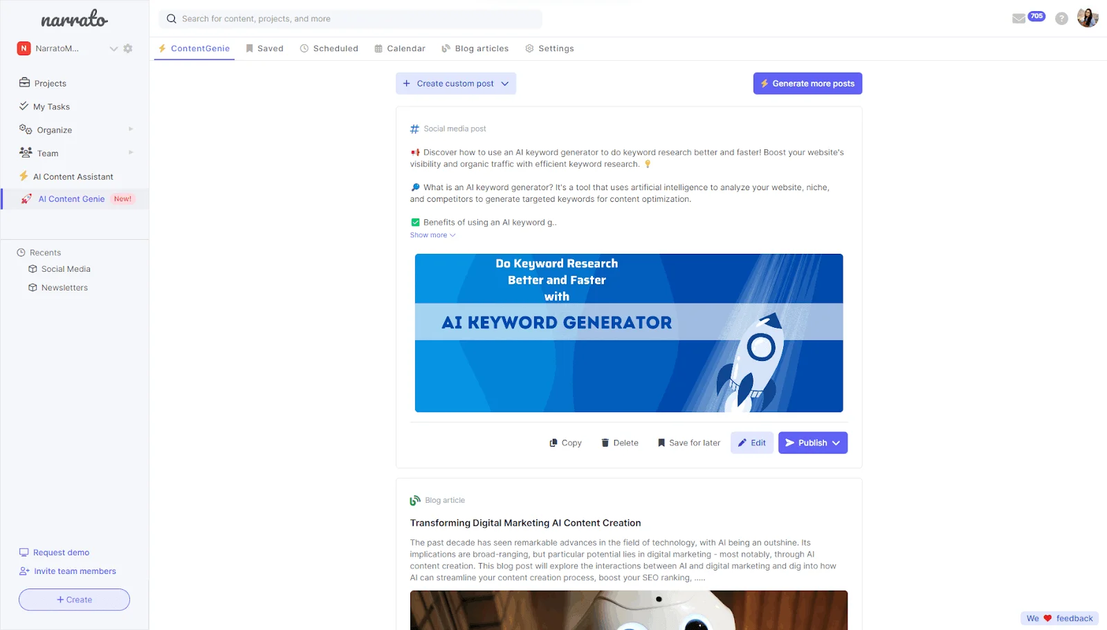 Narrato screenshot