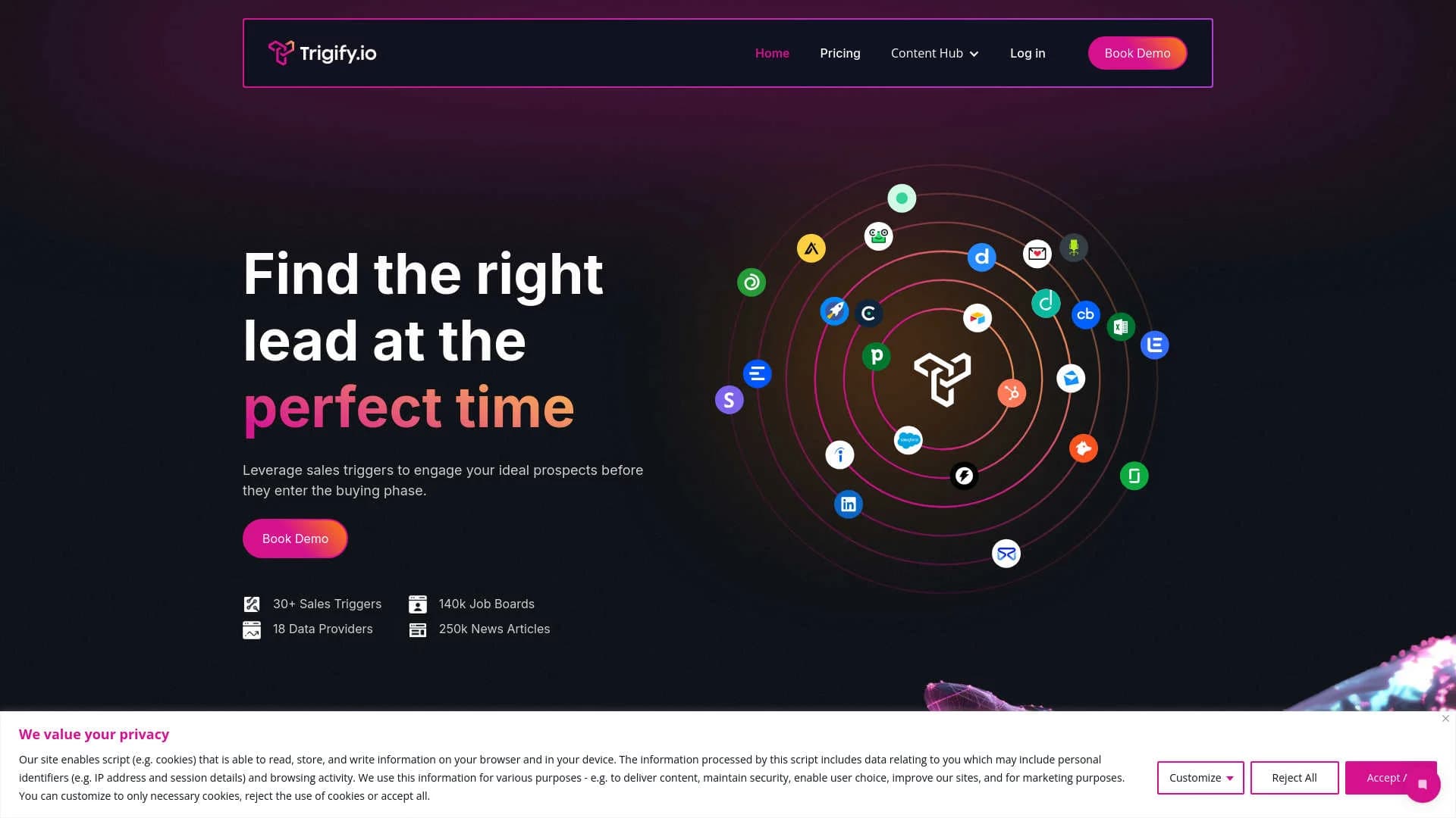 Trigify screenshot